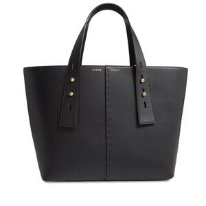 Frame Les Second Leather Tote Bag - Black w/ Gold hardware